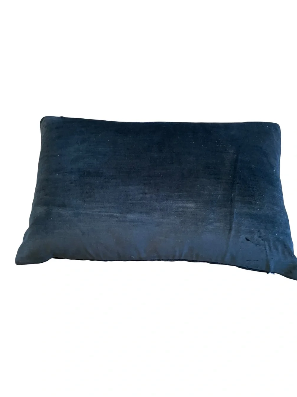 Elie Tahari Home Black Velvet Lumbar Throw Accent Pillow Decorative NWT